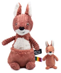 Peluche Kangourou Allezou Maman et Bebe Terracotta Ptipotos