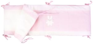 Tour de Lit Ange Lapin Rose 90 cm