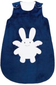 Gigoteuse Ange Lapin Marine - 70 cm