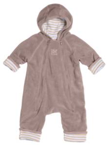 Combinaison Zip Up Taupe Rayé Sable - Taille 2