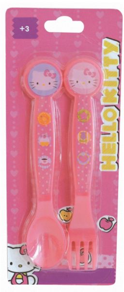 Spel Couverts Plastique Hello Kitty