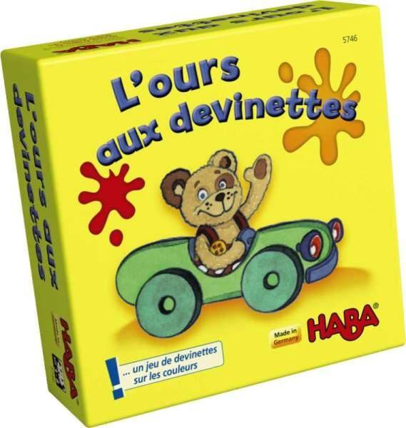 Haba Jeu de Société l'Ours aux Devinettes