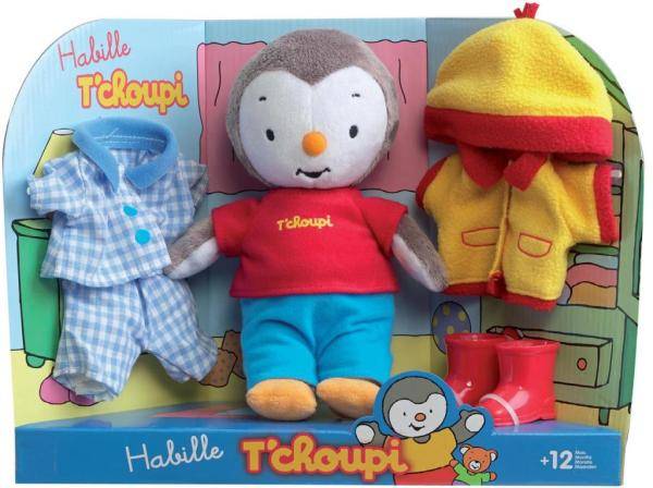 JEMINI Peluche TCHOUPI 20 Cm En Pyjama Authentique Officielle