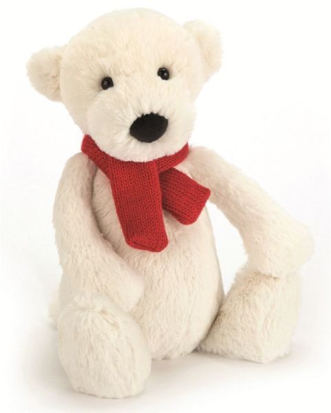 Jellycat Peluche Ours Polaire Bashful Médium - 31 cm