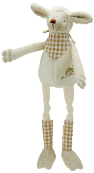 Les Petites Marie Peluche Mouton Glouton Ferme - 25 cm