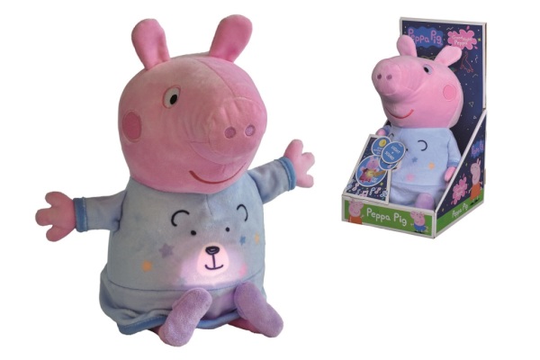 Nicotoy - Peluche musicale et lumineuse peppa pig, Livraison