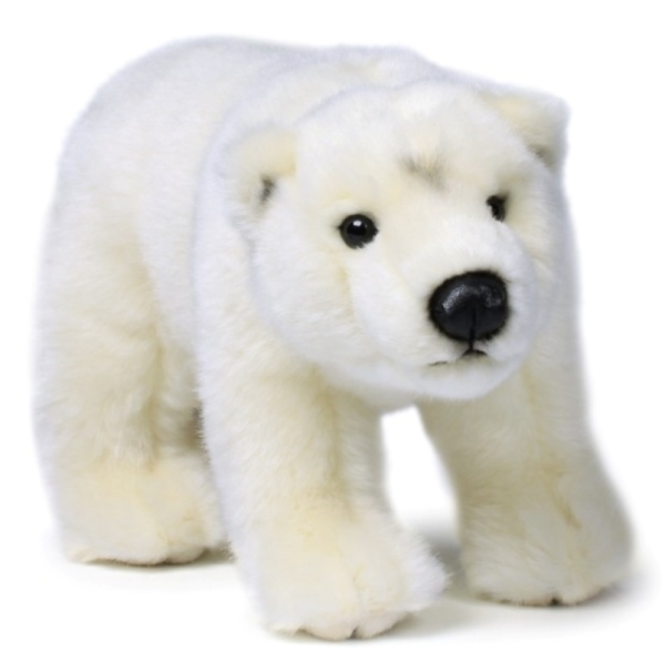 WWF Peluche Ours Polaire sur ses Pattes - 23 cm