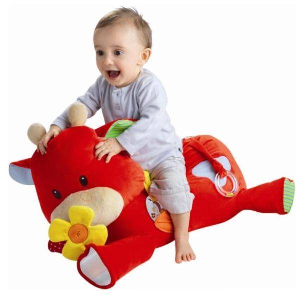Minimi Peluche d'Activités Vachette Rodéo Pom Minimi Peluche d'Activités Vachette Rodéo Pom