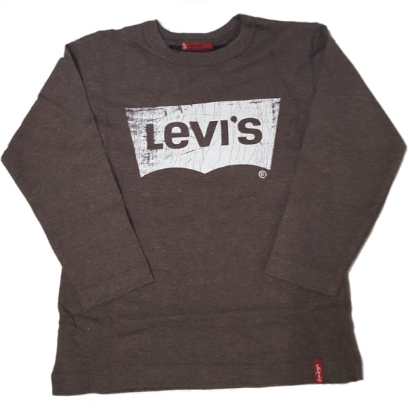 Levis Tee-Shirt Batlong Manches Longues Marron - 5 ans