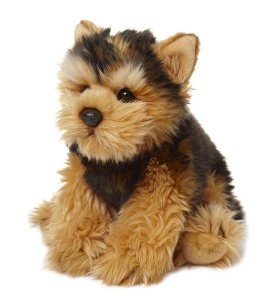  Peluche Yorkshire Terrier Assis - 19 cm