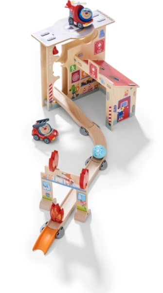 Haba Circuit de jeu Caserne de Pompiers Kullerbü