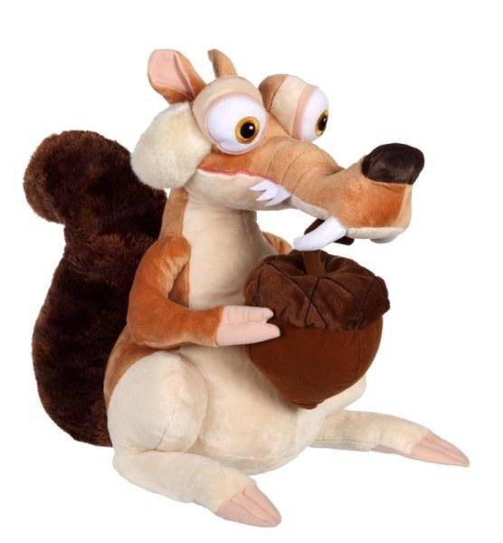 Gipsy Peluche Scrat Age de Glace - 20 cm