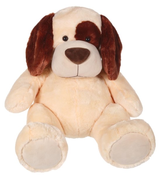 Gipsy Peluche Nom d'un Chien XL Beige Marron - 1 m