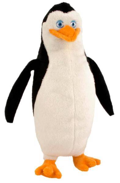 Gipsy Peluche Kowalski Pingouins de Madagascar - 18 cm