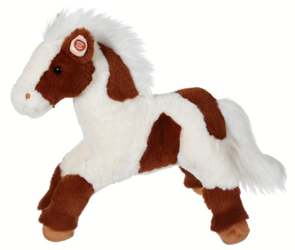 Gipsy Peluche Cheval Paint Horse Caramel - 40 cm