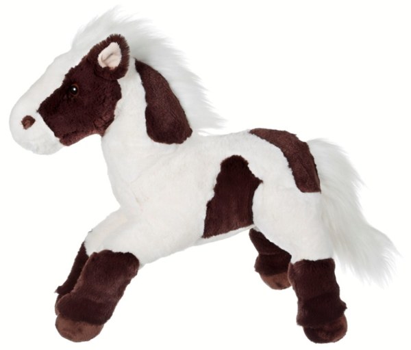 Gipsy Peluche Cheval Paint Horse Marron - 40 cm