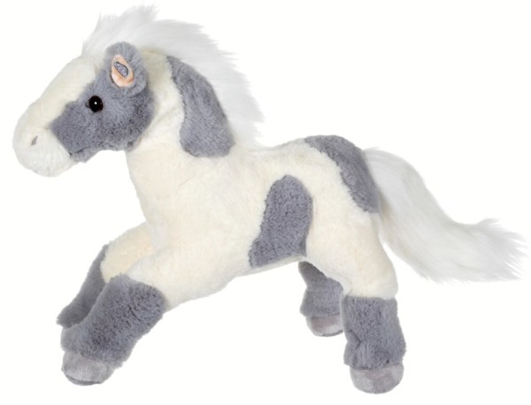 Gipsy Peluche Cheval Paint Horse Gris Sonore - 40 cm