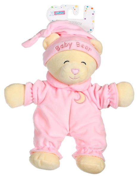 Gipsy Peluche Ours Baby Bear Rose - 30 cm
