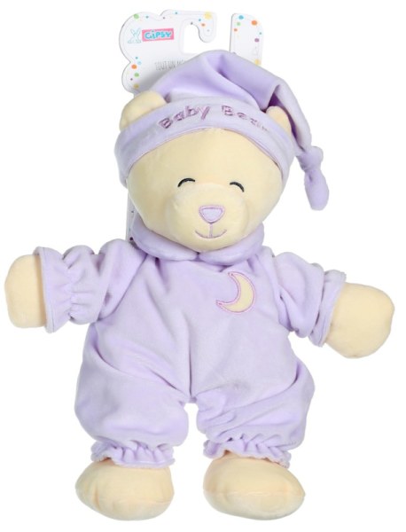 Gipsy Peluche Ours Baby Bear Parme - 30 cm
