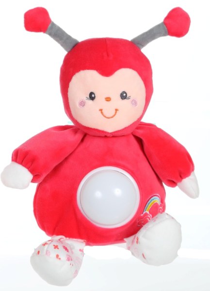 Gipsy Peluche Veilleuse Coccinelle Rainbow