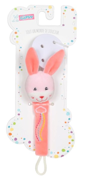 Gipsy Attache Sucette Lapin Rainbow