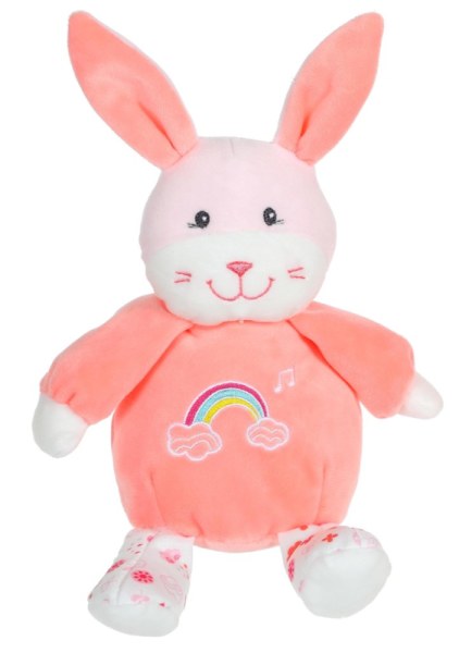 Gipsy Peluche Musicale Lapin Rainbow - 20 cm