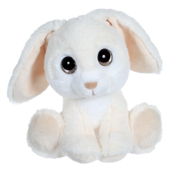 Gipsy Peluche lapin assis blanc 22 cm