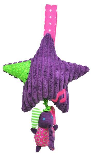 Les Déglingos Peluche Musicale Eléphant Sandykilos - 18 cm