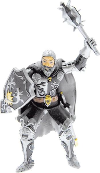 Plastoy Figurine le Chevalier Noir et Argent