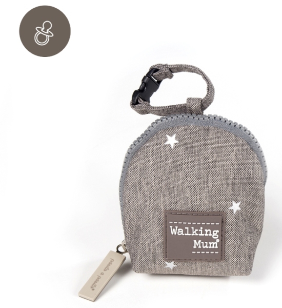 Walking Mum Range Sucette Gaby Gris