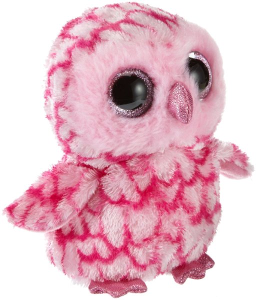 Ty Peluchette Pinky le Hibou Rose Beanie Boo's - 15 cm