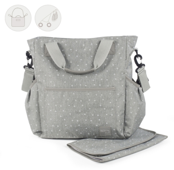 Walking Mum Sac à Langer Dreamer Gris