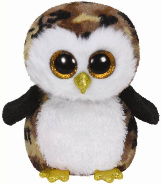 Ty Peluche Chouette Owliver Beanie Boo's - 41 cm