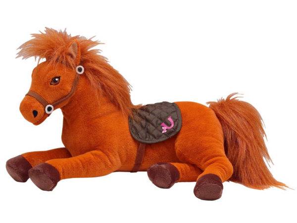 Jemini Peluche Cheval Prancer Couché Grand Galop - 19 cm