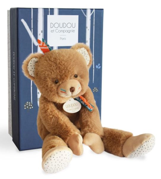 Doudou et Compagnie Peluche Pantin Ours Tiwipi - 30 cm