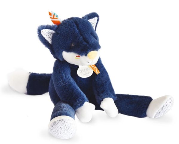 Doudou et Compagnie Peluche Pantin Loup Tiwipi - 30 cm