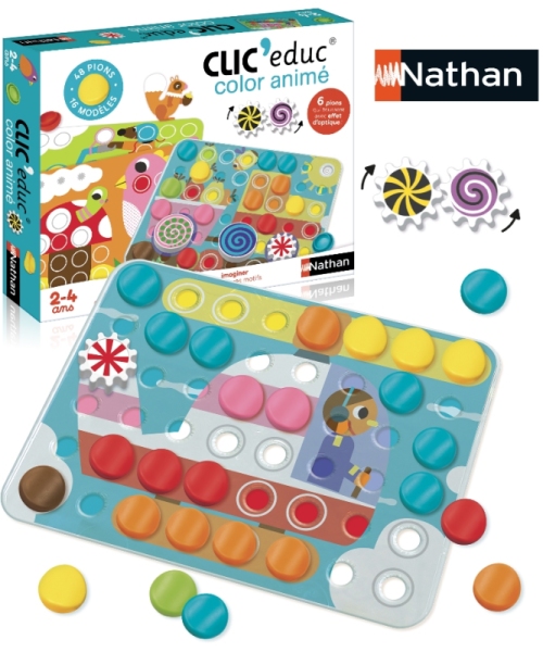 Nathan Jeux Clic Educ Color Animé