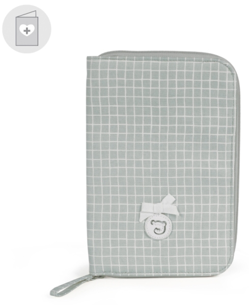 Pasito A Pasito Protège Carnet de Santé Miel Gris