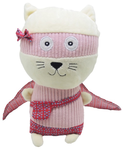 Les Déglingos Peluche  Super Zéroes Zagg Le Chat - 22 cm