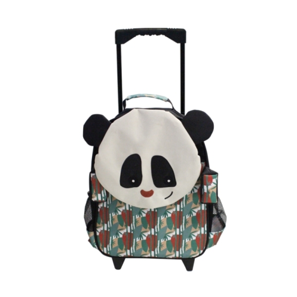 Les Déglingos Cartable à roulettes Panda Rototos