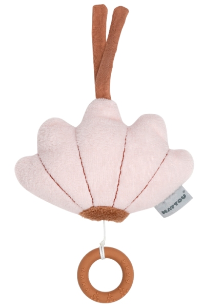 Nattou Peluche Musicale Fleur Rose Pâle Susie et Bonnie