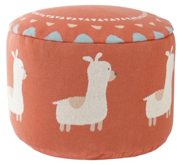 Noukies Pouf Jacquard Bio Moris et Sacha