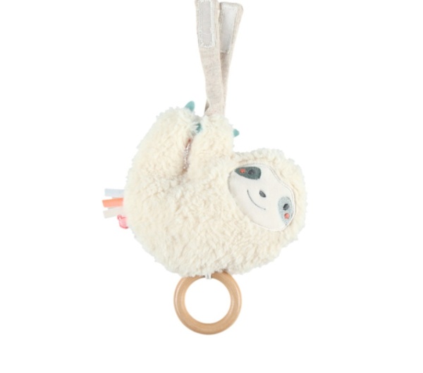 Noukies Peluche Musical Paresseux Moris et Sacha