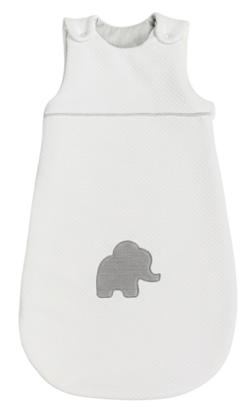 Nattou Gigoteuse Eléphant Tembo Blanc Jacquard - 70 cm
