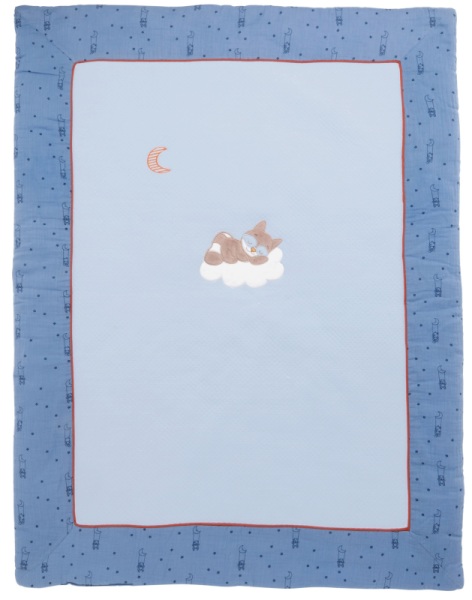 Nattou Couverture Jim et Bob - 75 x 100 cm