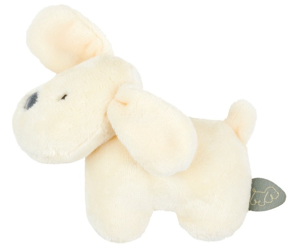 Nattou Peluche Mini Chien Charlie Vanille Hochet - 15 cm