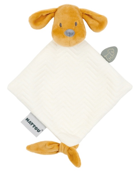 Nattou Doudou Mini Chien Charlie Vanille