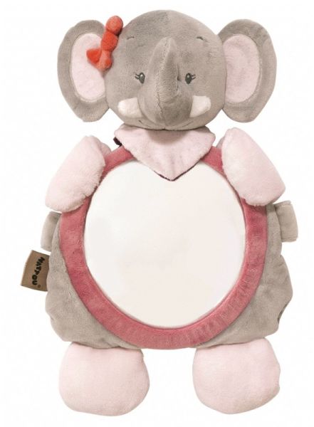 Nattou Miroir de Voiture Eléphant Adèle