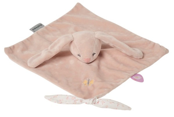 Nattou Doudou Lapin Pomme Rose
