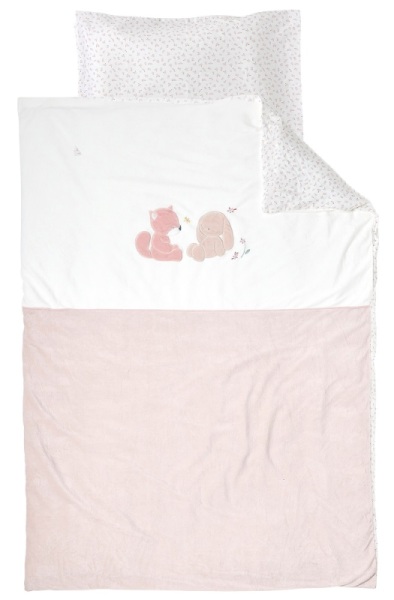 Nattou Housse de Couette Alice et Pomme - 100 x 140 cm